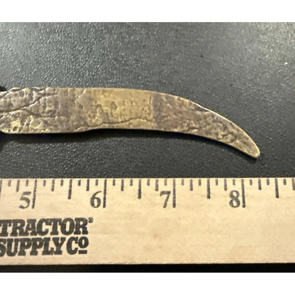 Vintage Jerusalem Souvenir Menorah Letter‎ Opener Brass NEW